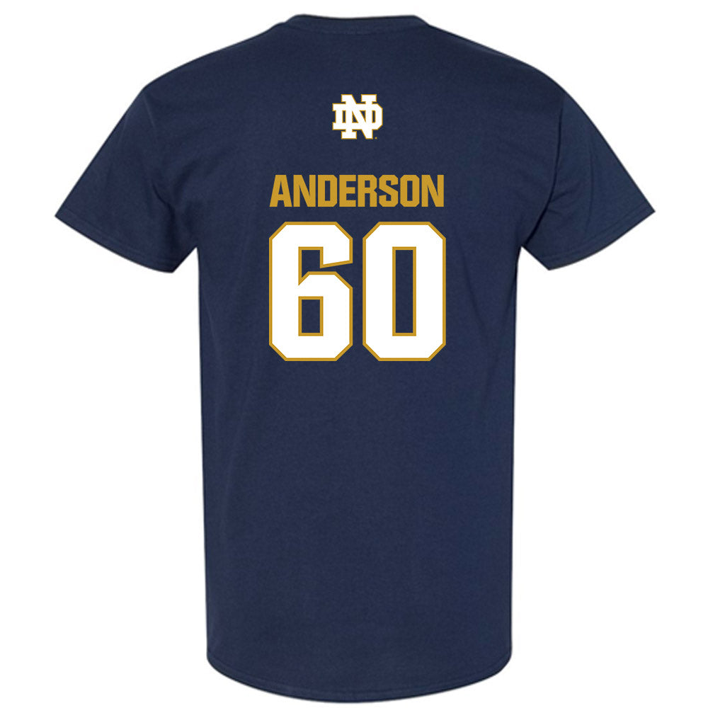 Notre Dame - NCAA Football : Max Anderson - Classic Fashion Shersey T-Shirt-1