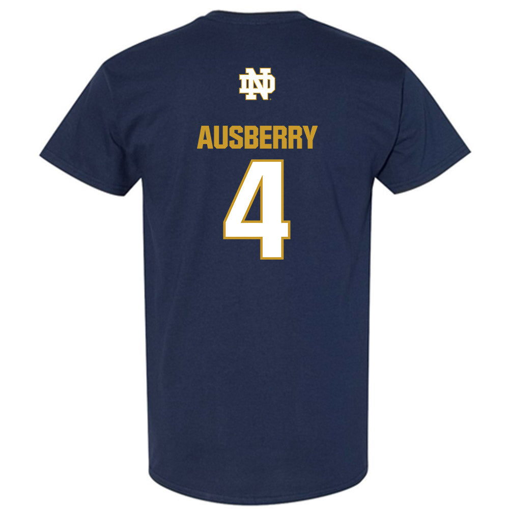 Notre Dame - NCAA Football : Jaiden Ausberry - Classic Fashion Shersey T-Shirt-1