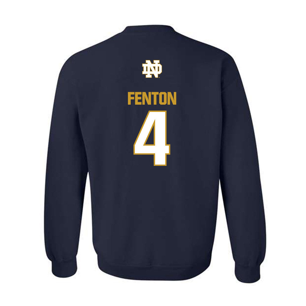 Notre Dame - NCAA Women's Volleyball : Lily Fenton - Classic Fashion Shersey Crewneck Sweatshirt