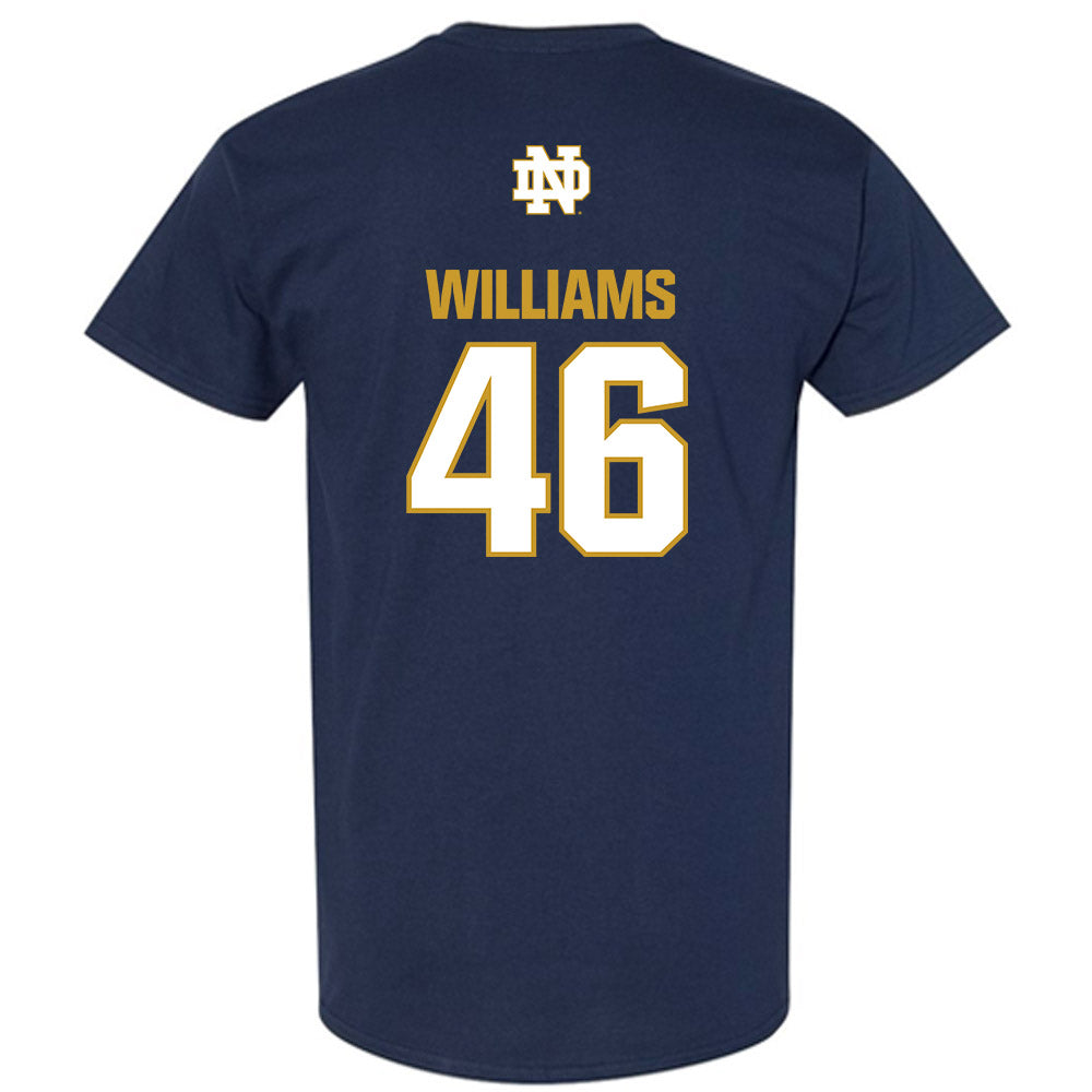 Notre Dame - NCAA Football : Matt Williams - Classic Fashion Shersey T-Shirt-1