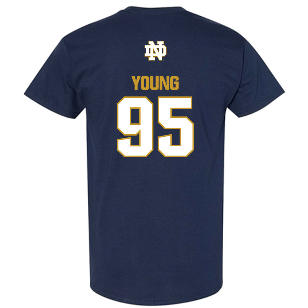 Notre Dame - NCAA Football : Bryce Young - Classic Fashion Shersey T-Shirt-1