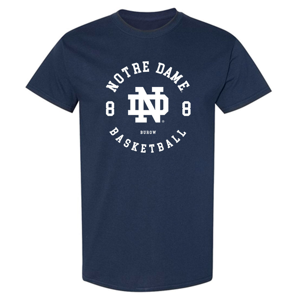 Notre Dame - NCAA Men's Basketball : Jacob Burow - Classic Fashion Shersey T-Shirt-0