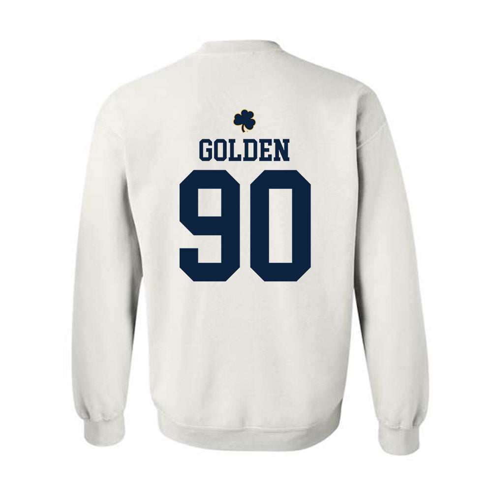 Notre Dame - NCAA Football : Elijah Golden - Classic Shersey Crewneck Sweatshirt-1
