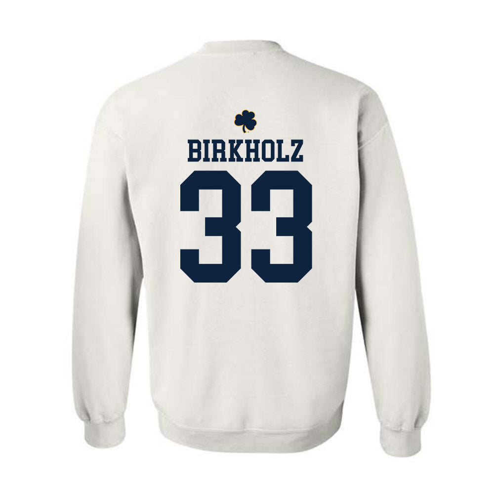 Notre Dame - NCAA Baseball : Radek Birkholz - Classic Shersey Crewneck Sweatshirt