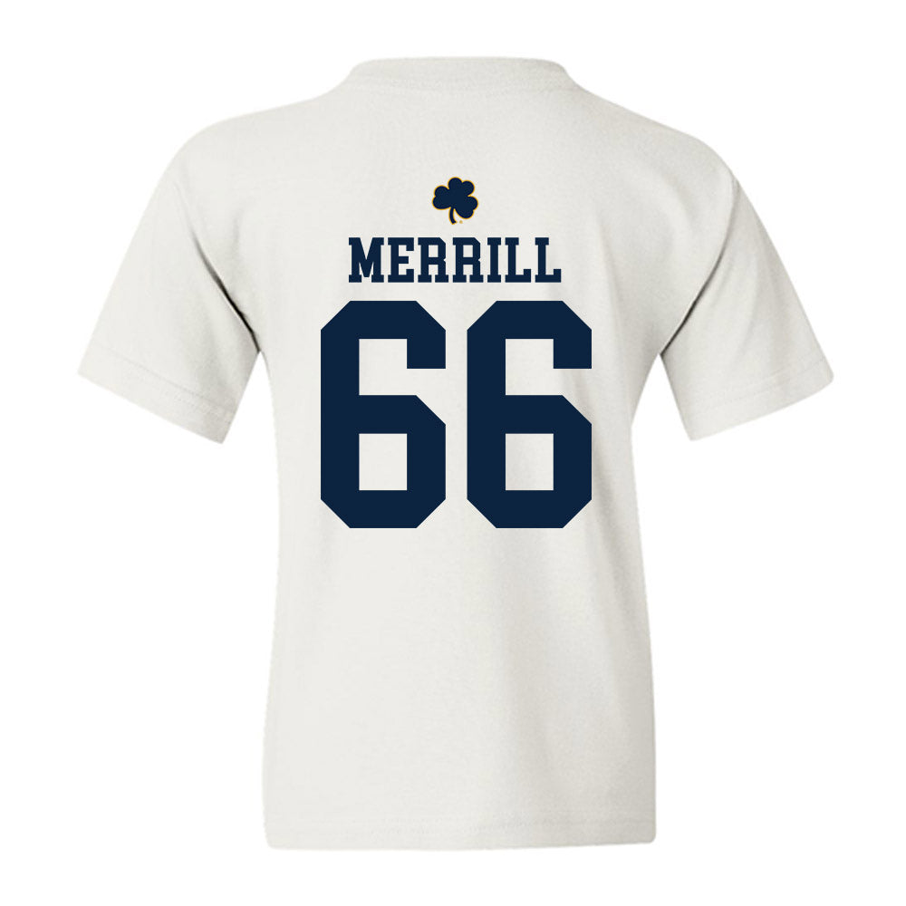 Notre Dame - NCAA Football : Tyler Merrill - Classic Shersey Youth T-Shirt-1