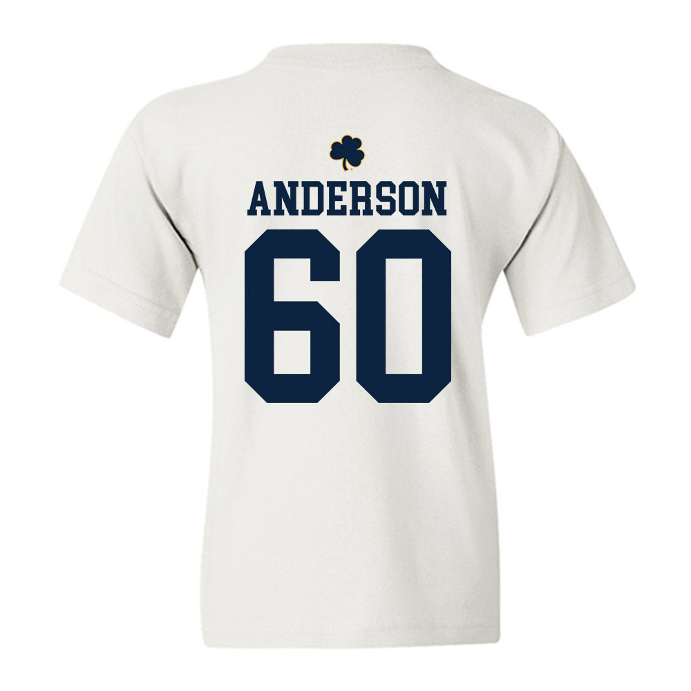 Notre Dame - NCAA Football : Max Anderson - Classic Shersey Youth T-Shirt-1