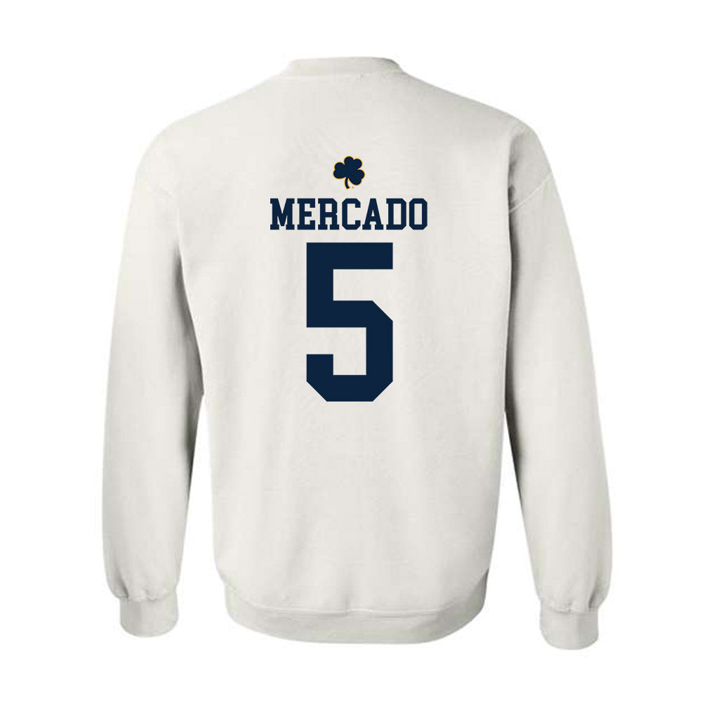 Notre Dame - NCAA Women's Volleyball : Carla Mercado - Classic Shersey Crewneck Sweatshirt-1