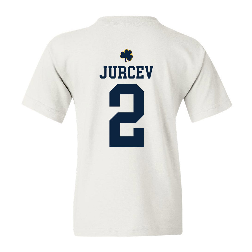 Notre Dame - NCAA Men's Ice Hockey : Jimmy Jurcev - Classic Shersey Youth T-Shirt