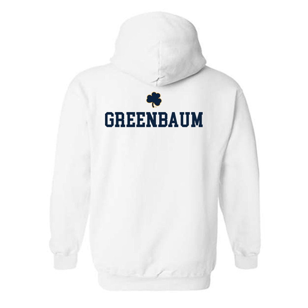 Notre Dame - NCAA Men's Fencing : Ian Greenbaum - Classic Shersey Hooded Sweatshirt-1