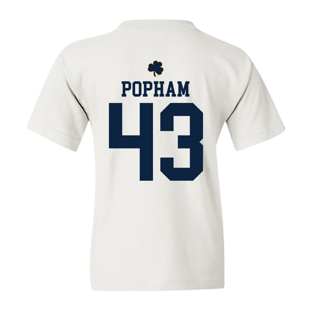 Notre Dame - NCAA Men's Lacrosse : Bo Popham - Classic Shersey Youth T-Shirt-1