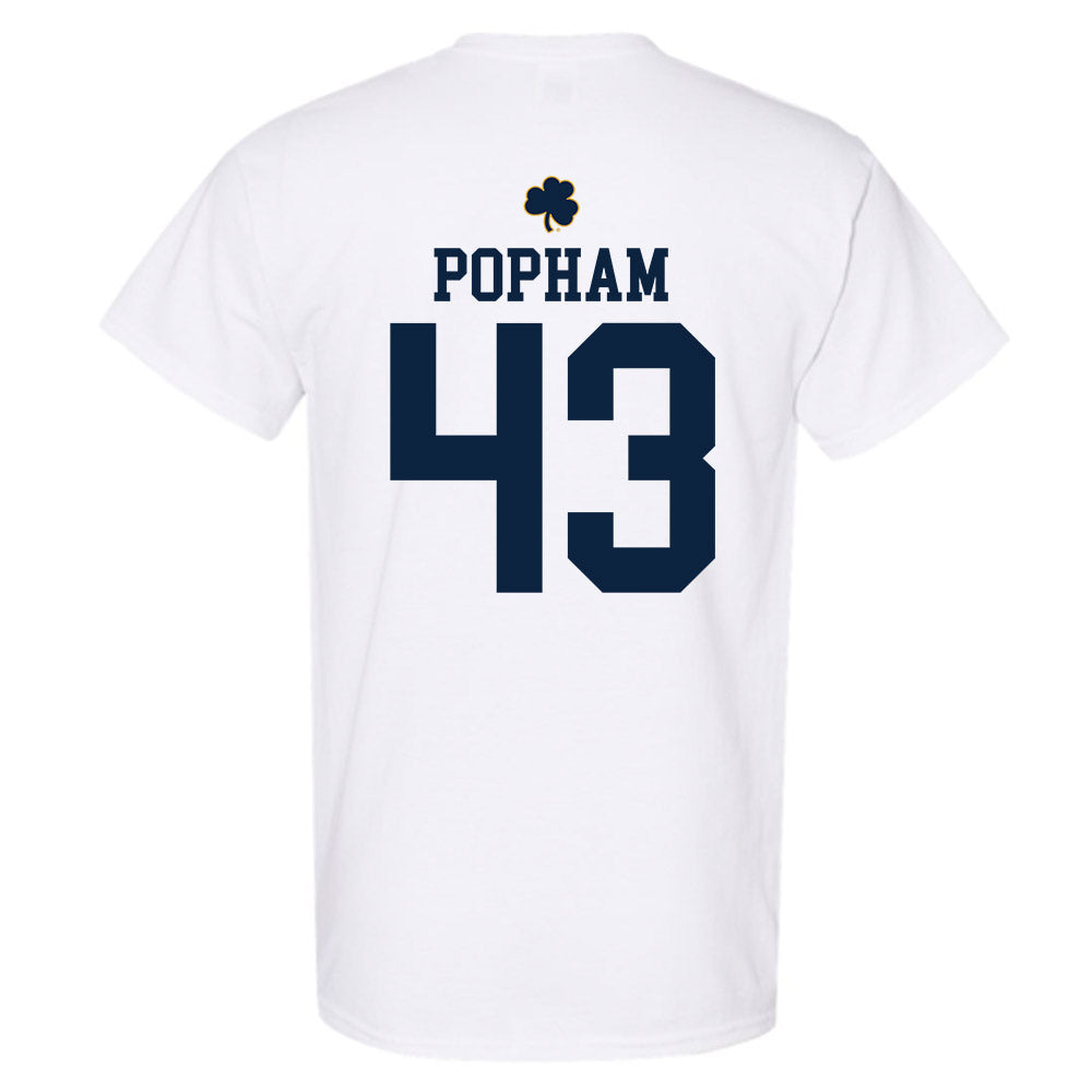 Notre Dame - NCAA Men's Lacrosse : Bo Popham - Classic Shersey T-Shirt-1