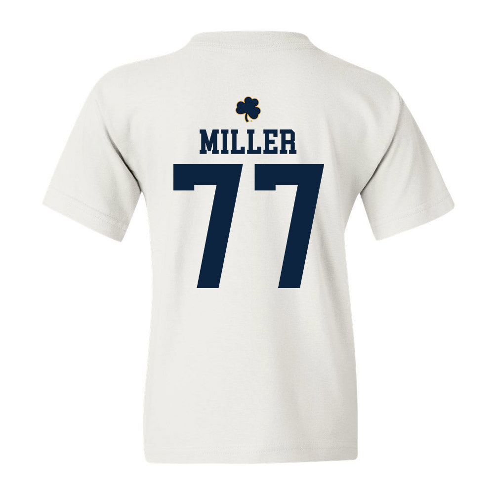 Notre Dame - NCAA Men's Lacrosse : Luke Miller - Classic Shersey Youth T-Shirt
