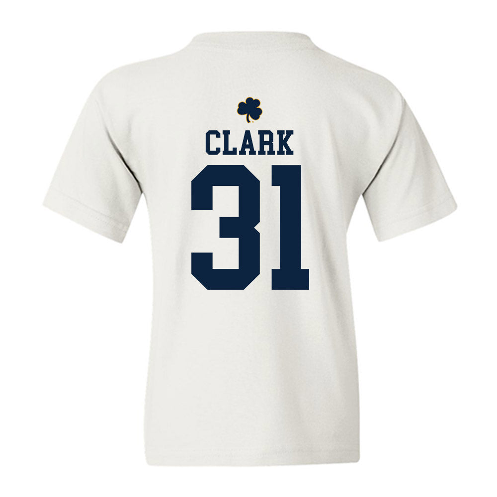 Notre Dame - NCAA Baseball : Evan Clark - Classic Shersey Youth T-Shirt-1