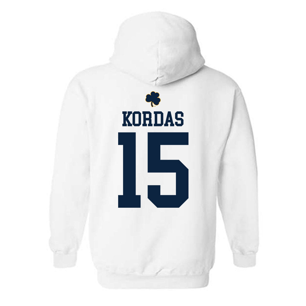 Notre Dame - NCAA Women's Volleyball : Mae Kordas - Classic Shersey Hooded Sweatshirt-1