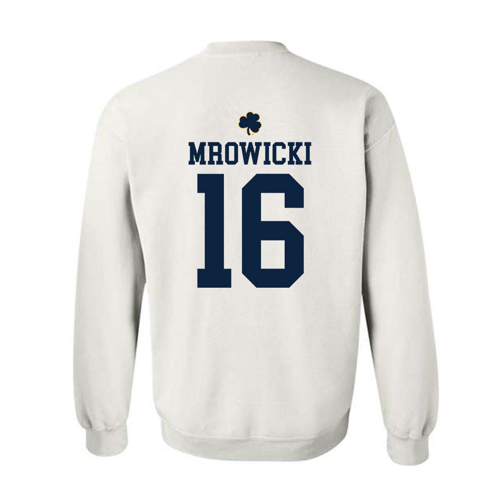 Notre Dame - NCAA Women's Soccer : Meghan Mrowicki - Classic Shersey Crewneck Sweatshirt-1