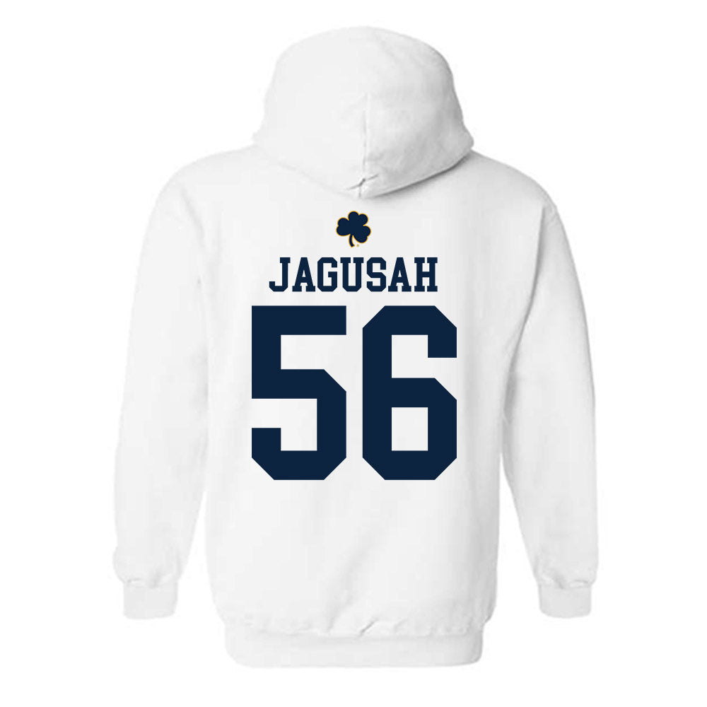 Notre Dame - NCAA Football : Charles Jagusah - Classic Shersey Hooded Sweatshirt-1