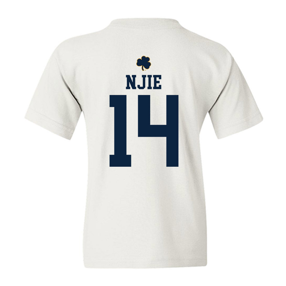 Notre Dame - NCAA Men's Basketball : Kebba Njie - Classic Shersey Youth T-Shirt-1