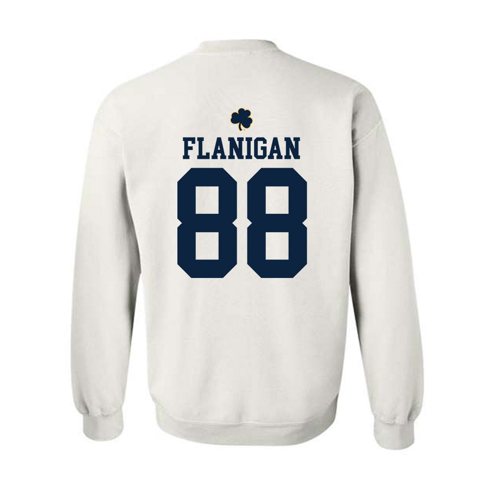 Notre Dame - NCAA Football : James Flanigan - Classic Shersey Crewneck Sweatshirt-1