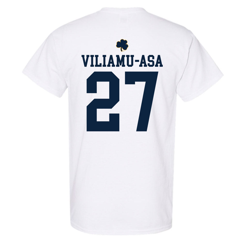 Notre Dame - NCAA Football : Kyngstonn Viliamu-Asa - Classic Shersey T-Shirt-1