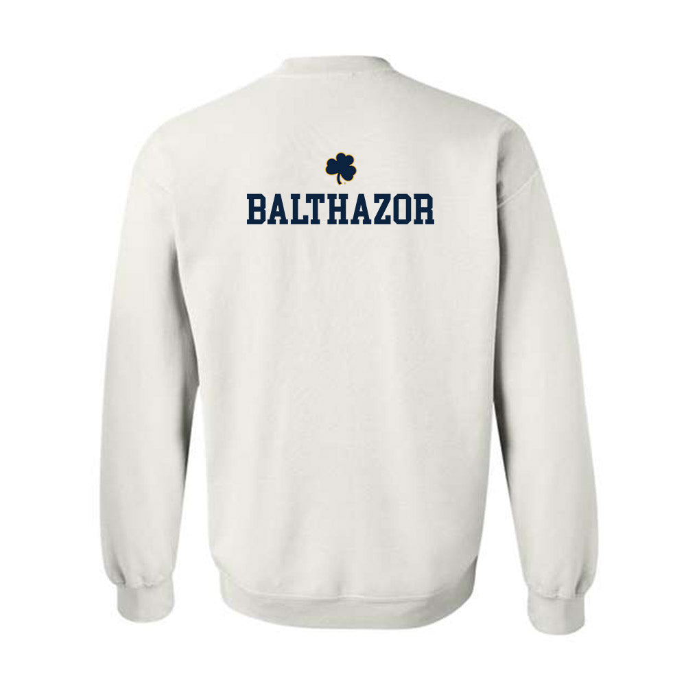 Notre Dame - NCAA Men's Tennis : Nolan Balthazor - Classic Shersey Crewneck Sweatshirt-1