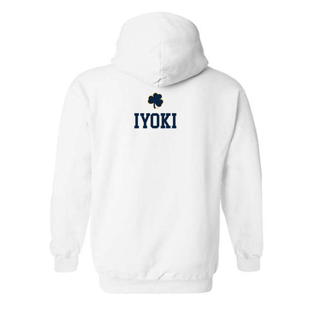 Notre Dame - NCAA Men's Fencing : Kent Iyoki - Classic Shersey Hooded Sweatshirt-1