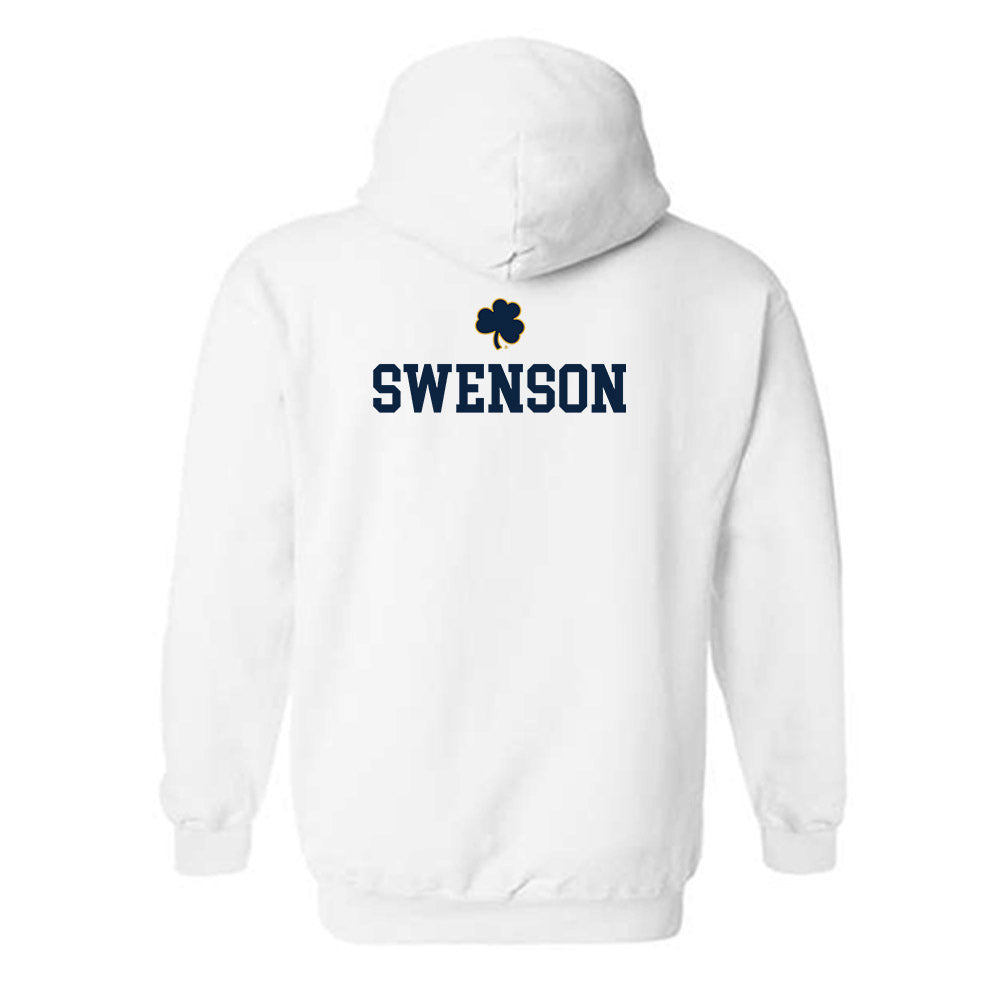 Notre Dame - NCAA Women's Fencing : Nikita Swenson - Classic Shersey Hooded Sweatshirt-1