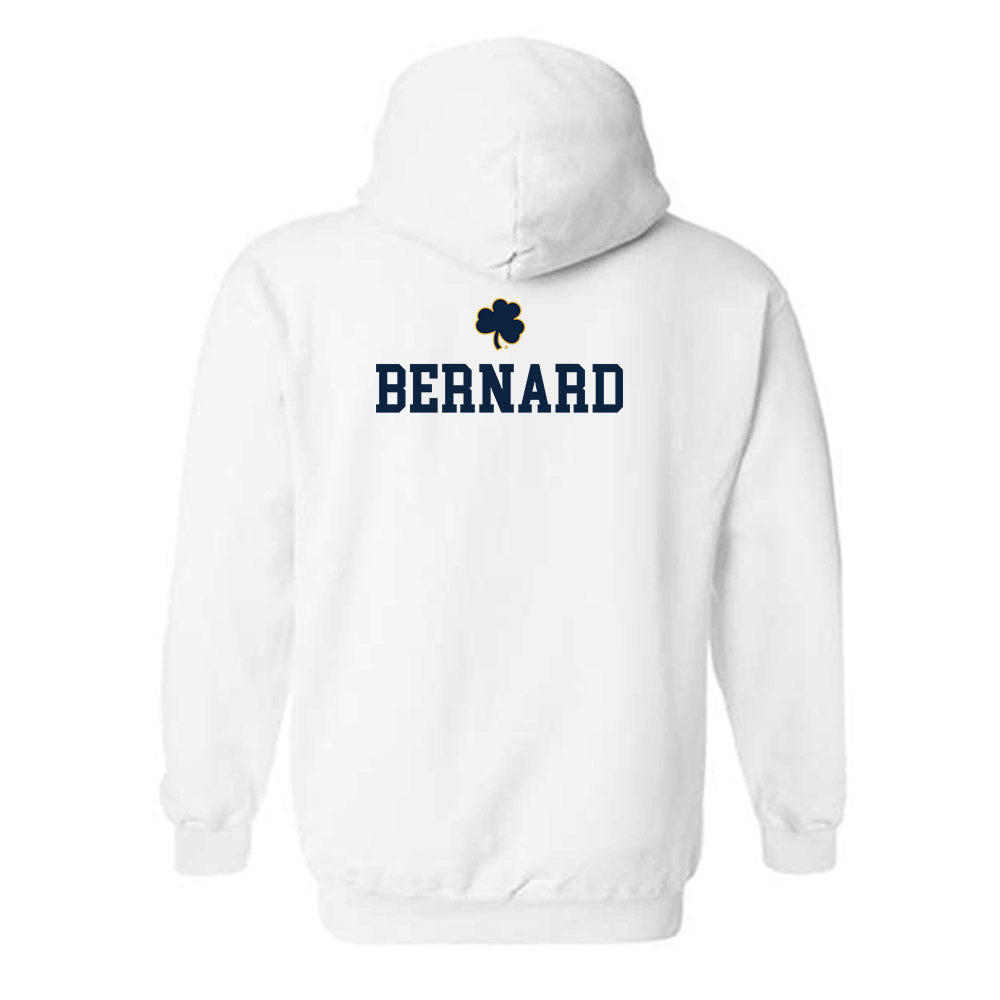 Notre Dame - NCAA Women's Track & Field : Rudecia Bernard - Classic Shersey Hooded Sweatshirt-1