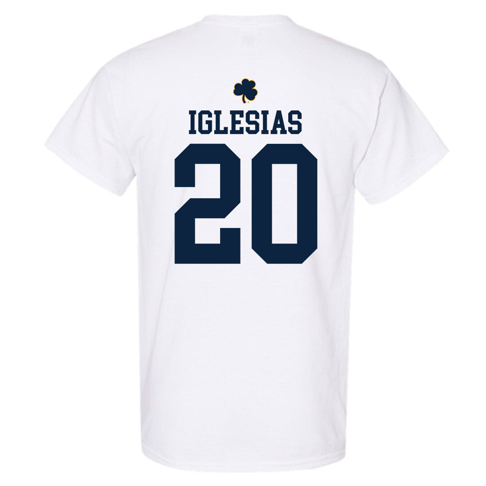 Notre Dame - NCAA Men's Lacrosse : Miguel Iglesias - Classic Shersey T-Shirt-1