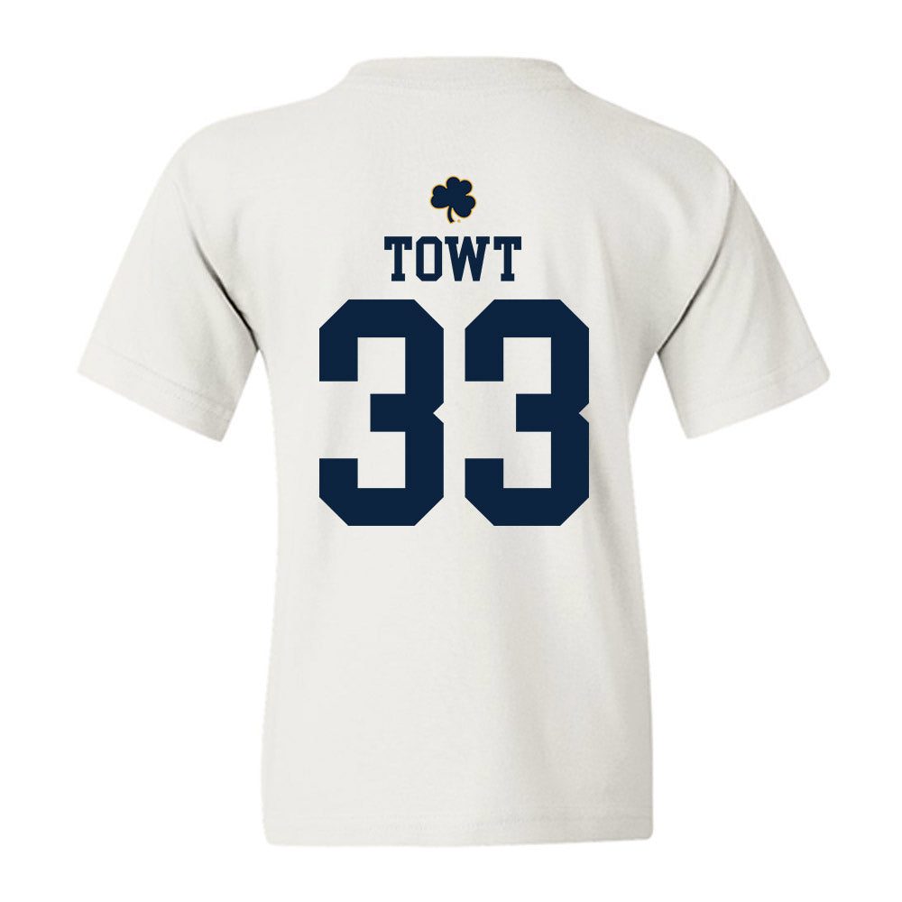 Notre Dame - NCAA Men's Basketball : Carson Towt - Classic Shersey Youth T-Shirt-1
