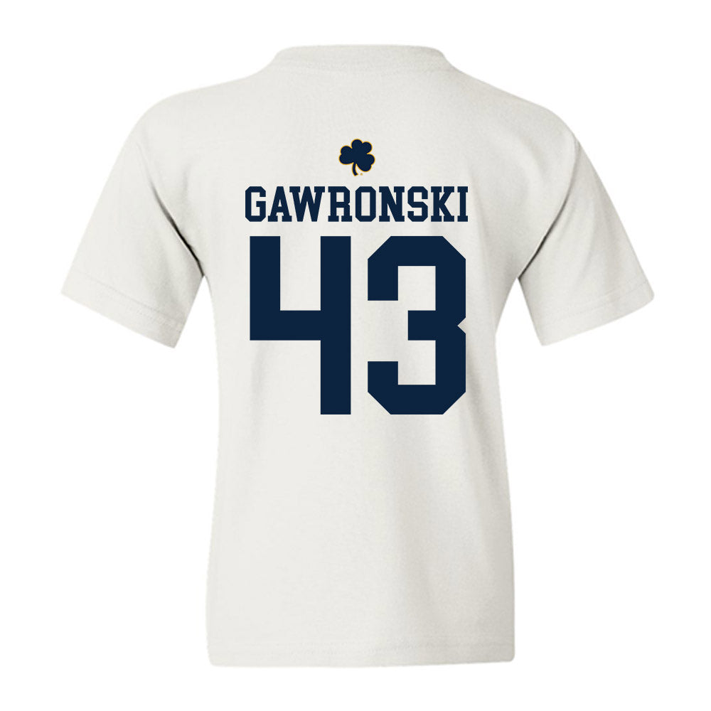 Notre Dame - NCAA Women's Lacrosse : Avery Gawronski - Classic Shersey Youth T-Shirt-1