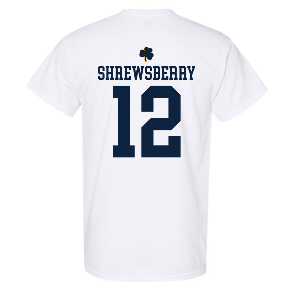 Notre Dame - NCAA Men's Basketball : Nick Shrewsberry - Classic Shersey T-Shirt-1
