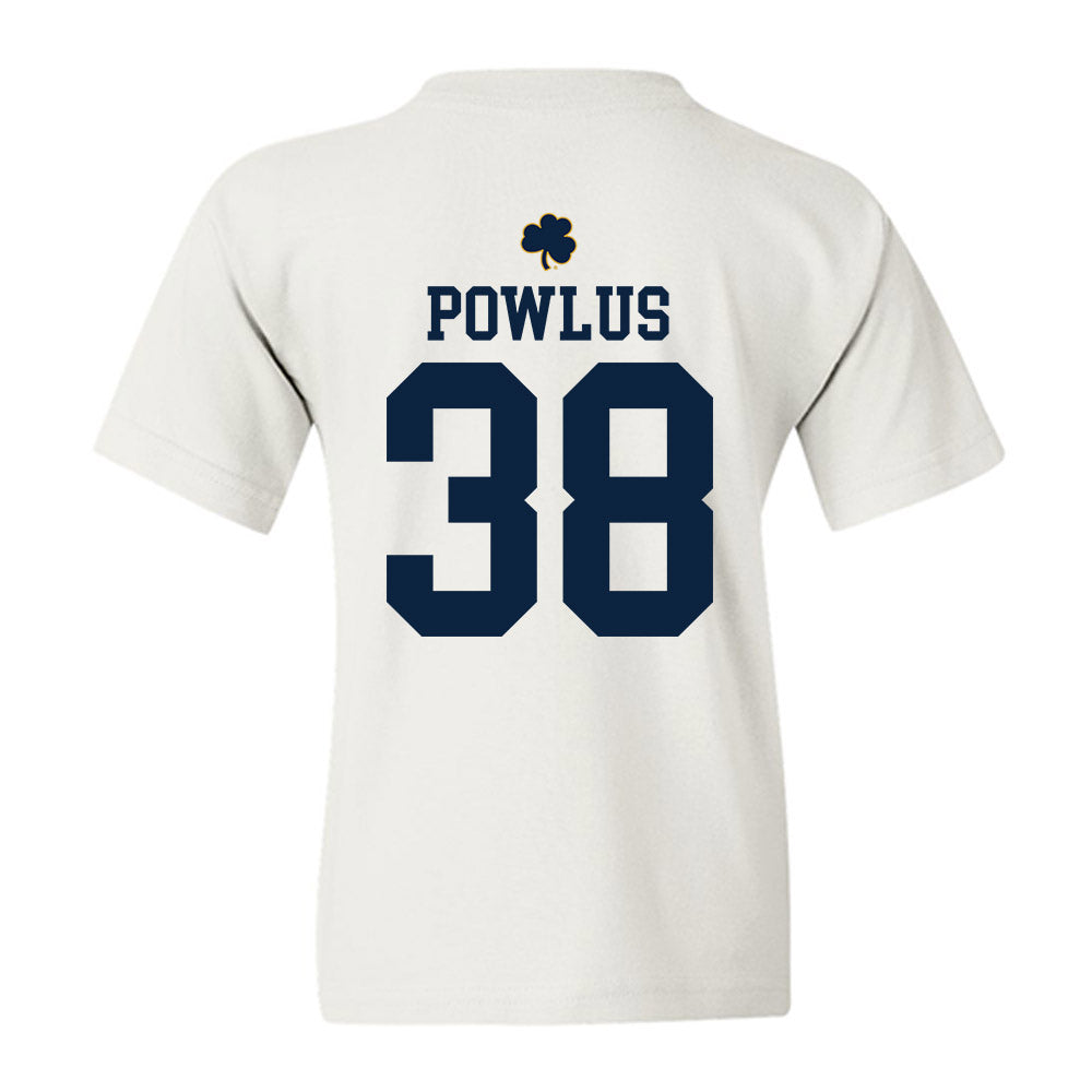 Notre Dame - NCAA Football : Tommy Powlus - Classic Shersey Youth T-Shirt-1