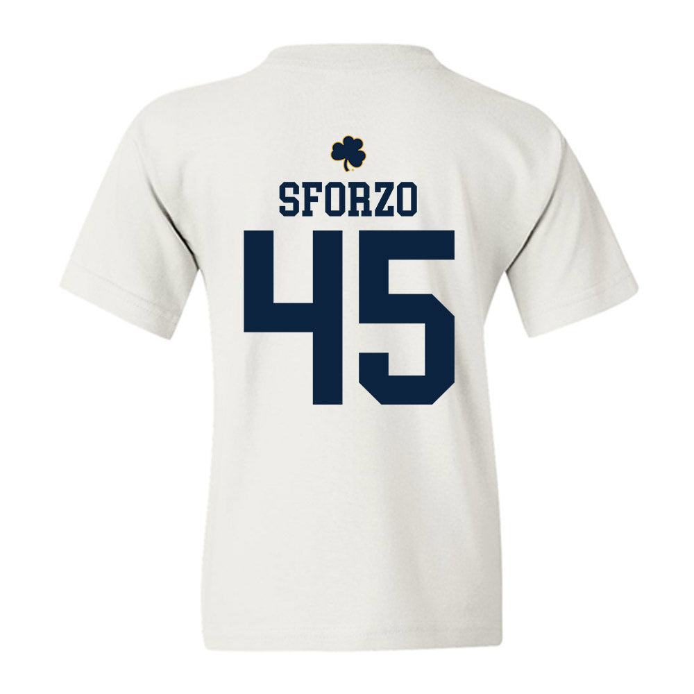 Notre Dame - NCAA Men's Lacrosse : Ryan Sforzo - Classic Shersey Youth T-Shirt-1