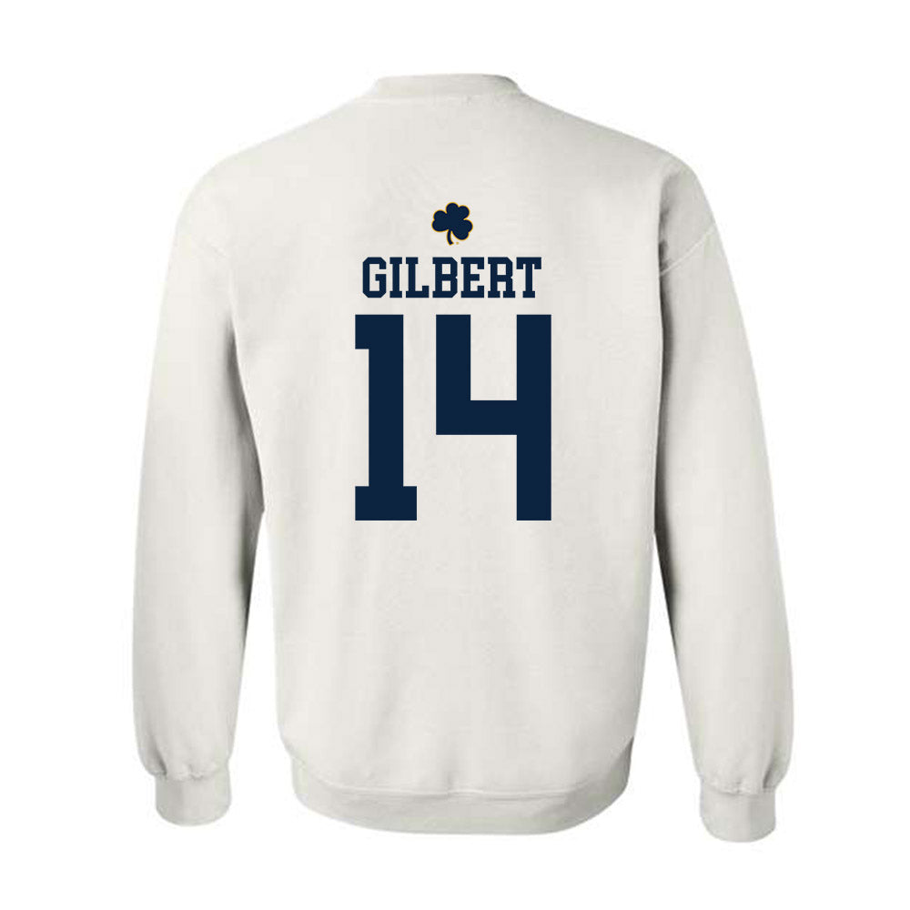 Notre Dame - NCAA Football : Micah Gilbert - Classic Shersey Crewneck Sweatshirt-1