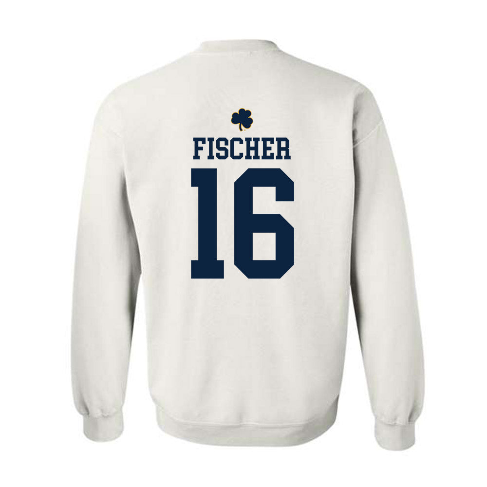 Notre Dame - NCAA Men's Ice Hockey : Paul Fischer - Classic Shersey Crewneck Sweatshirt