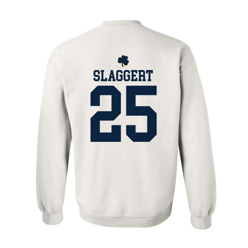 Notre Dame - NCAA Men's Ice Hockey : Carter Slaggert - Classic Shersey Crewneck Sweatshirt-1