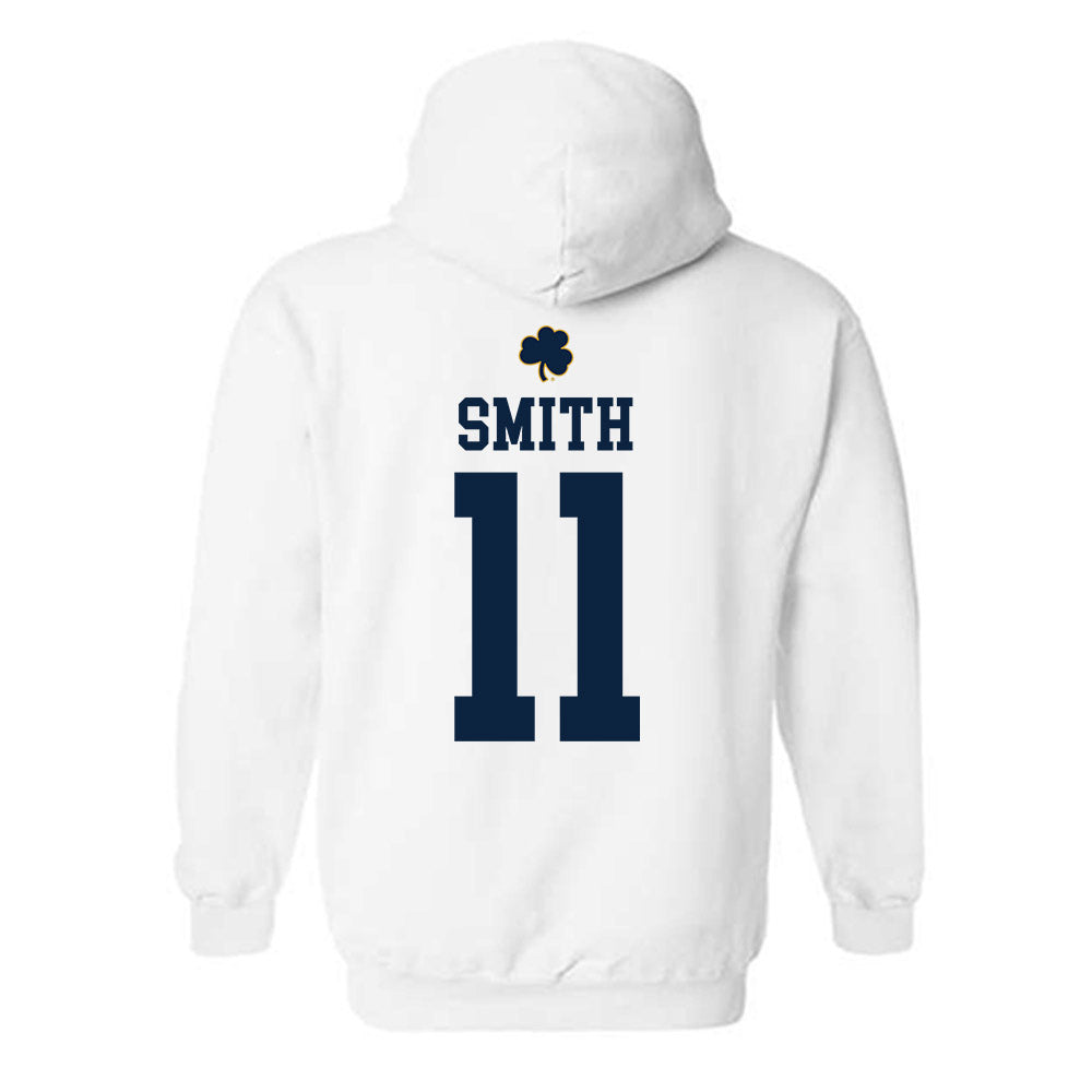 Notre Dame - NCAA Women's Basketball : Jordyn Smith - Classic Shersey Hooded Sweatshirt-1