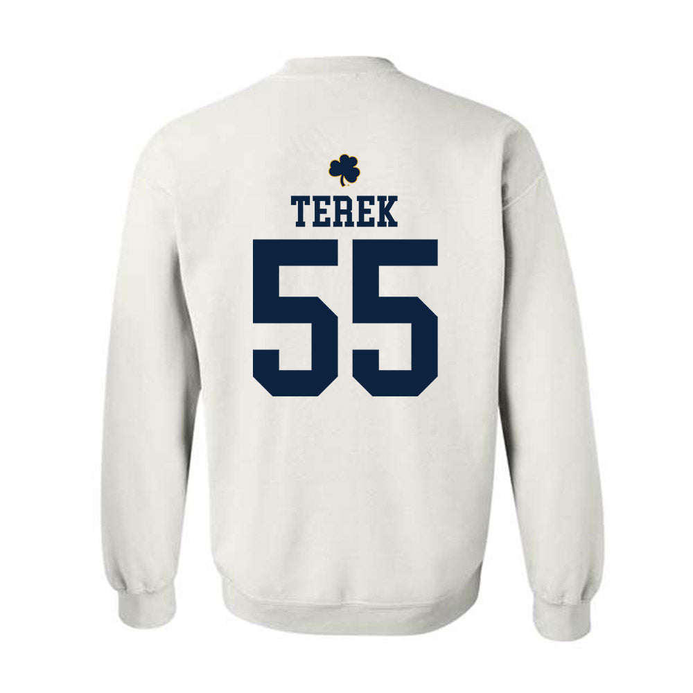 Notre Dame - NCAA Football : Christopher Terek - Classic Shersey Crewneck Sweatshirt-1