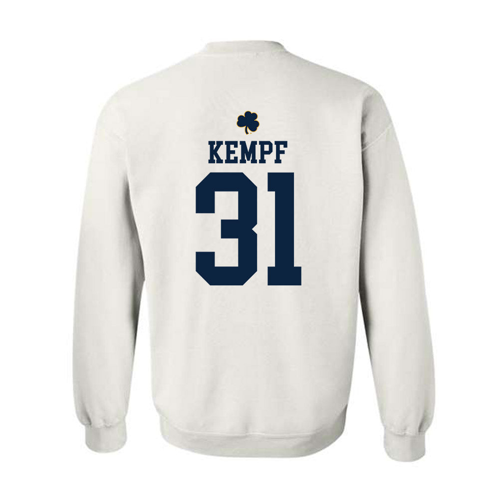 Notre Dame - NCAA Men's Ice Hockey : Nicholas Kempf - Classic Shersey Crewneck Sweatshirt