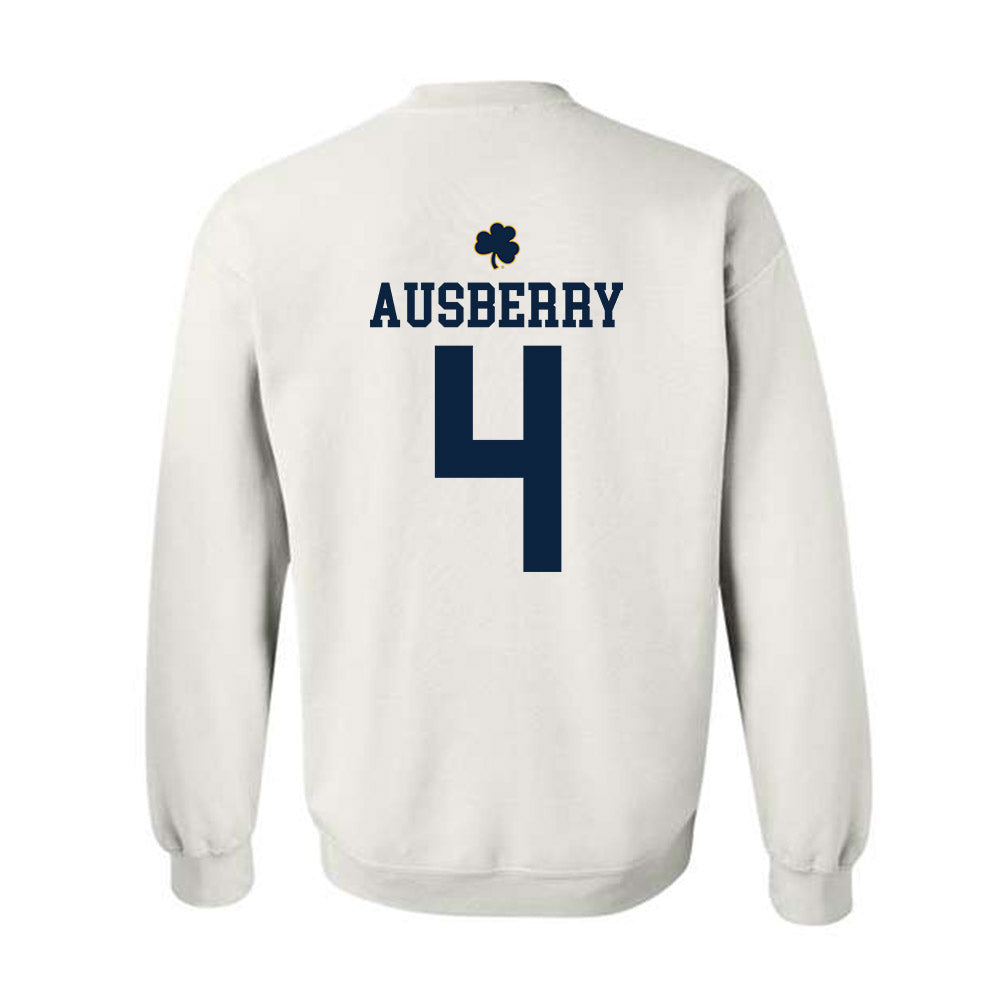 Notre Dame - NCAA Football : Jaiden Ausberry - Classic Shersey Crewneck Sweatshirt-1