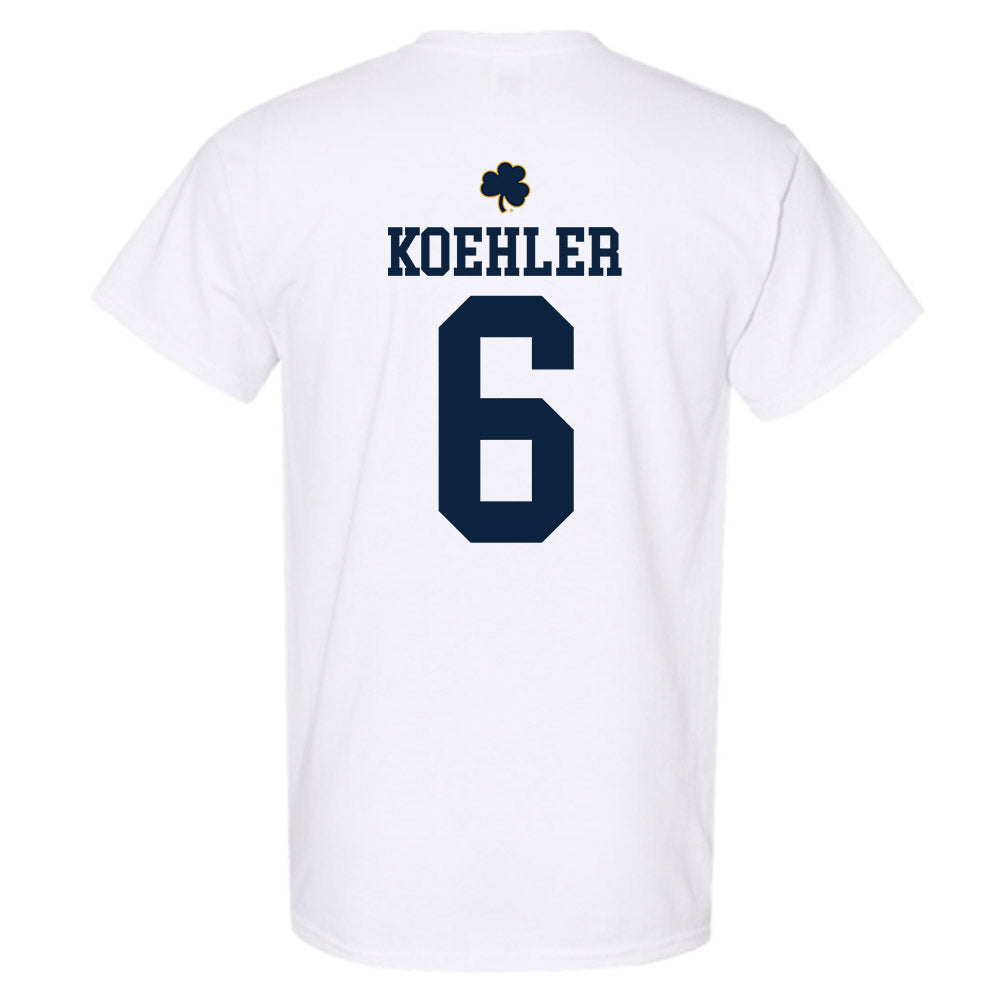 Notre Dame - NCAA Men's Basketball : Brady Koehler - Classic Shersey T-Shirt-1