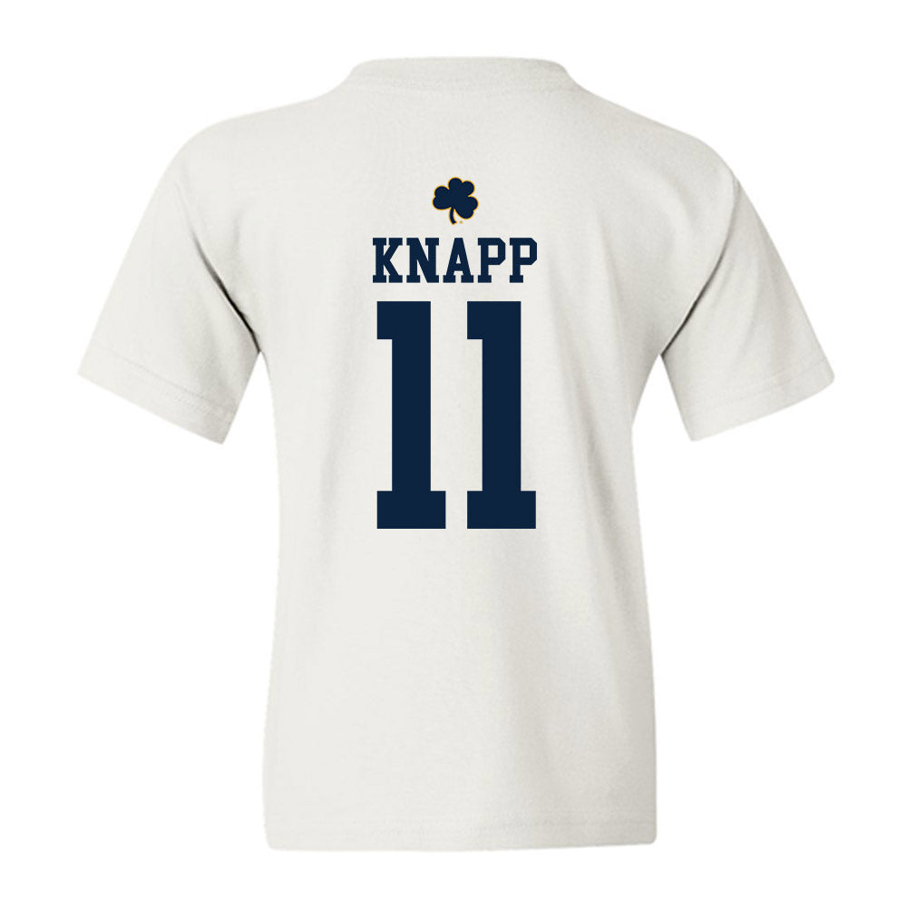 Notre Dame - NCAA Women's Soccer : Tessa Knapp - Classic Shersey Youth T-Shirt-1