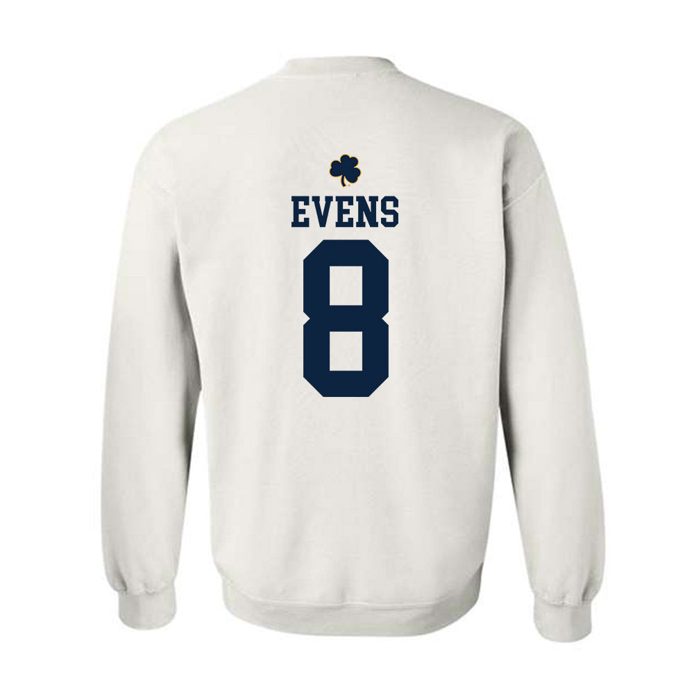 Notre Dame - NCAA Women's Volleyball : Maya Evens - Classic Shersey Crewneck Sweatshirt-1