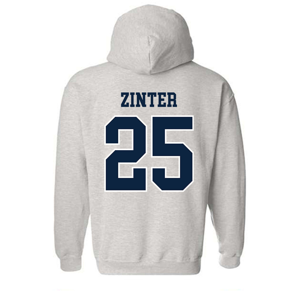 Notre Dame - NCAA Football : Preston Zinter - Classic Shersey Hooded Sweatshirt-1
