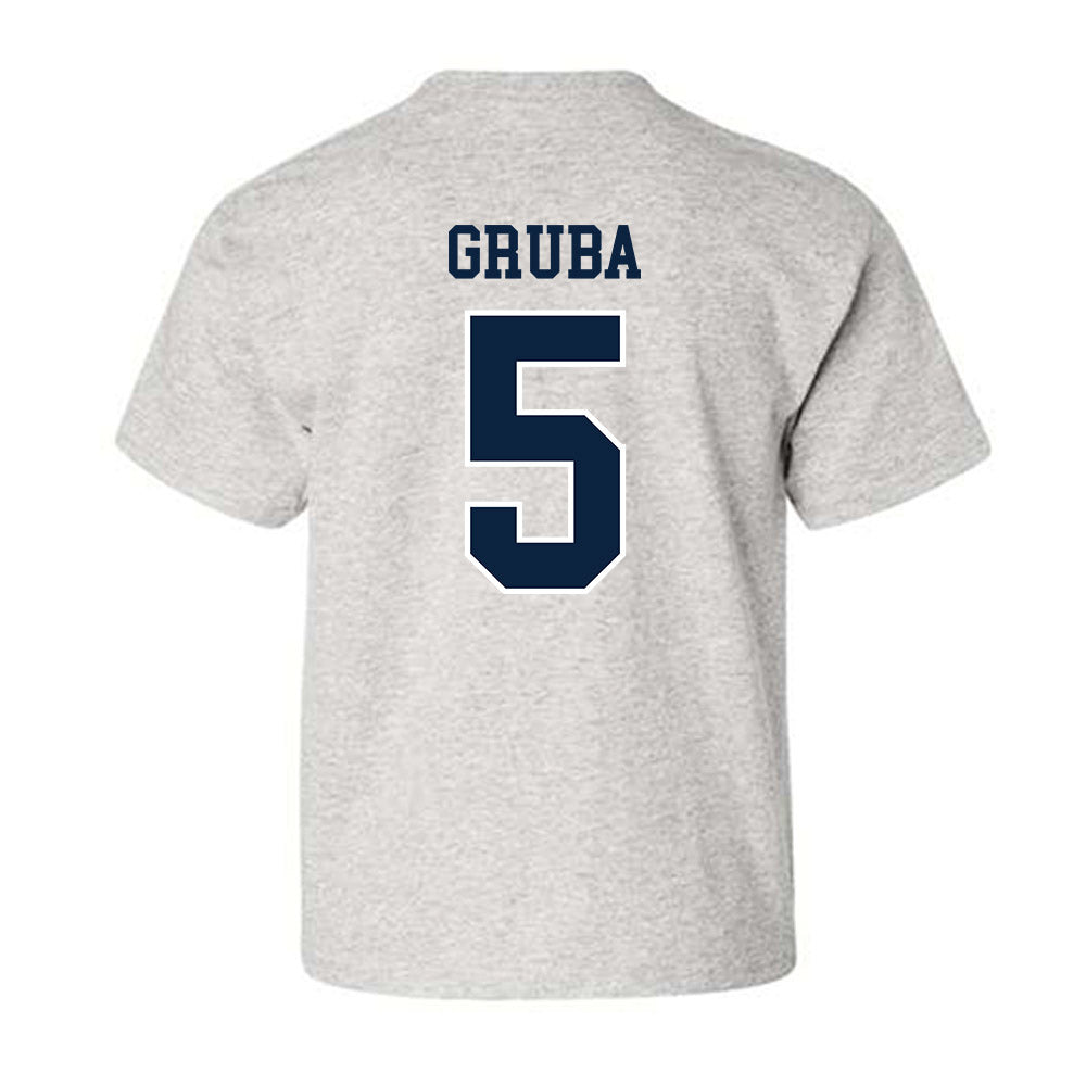 Notre Dame - NCAA Men's Ice Hockey : Leo Gruba - Classic Shersey Youth T-Shirt-1