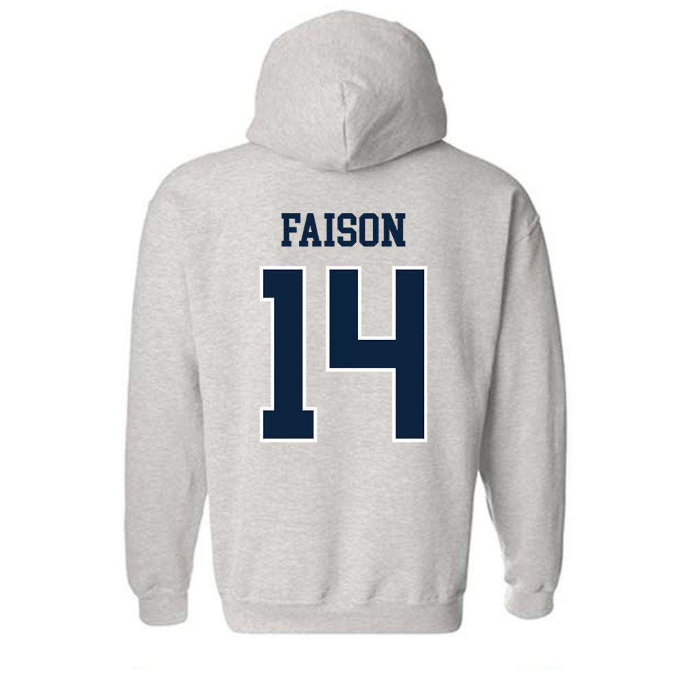 Notre Dame - NCAA Men's Lacrosse : Jordan Faison - Classic Shersey Hooded Sweatshirt-1