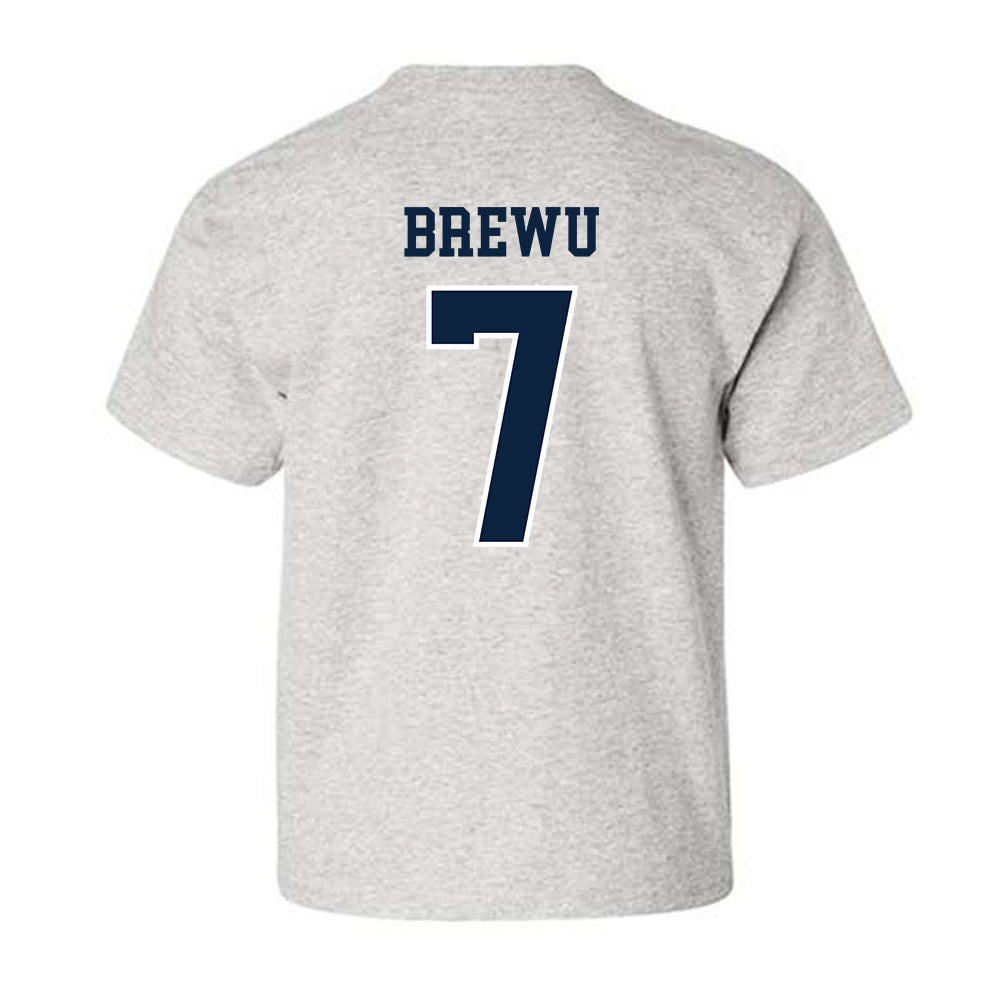 Notre Dame - NCAA Football : Francis Brewu - Classic Shersey Youth T-Shirt-1