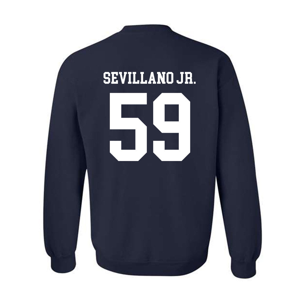 Notre Dame - NCAA Football : Sean Sevillano Jr. - Classic Shersey Crewneck Sweatshirt-1