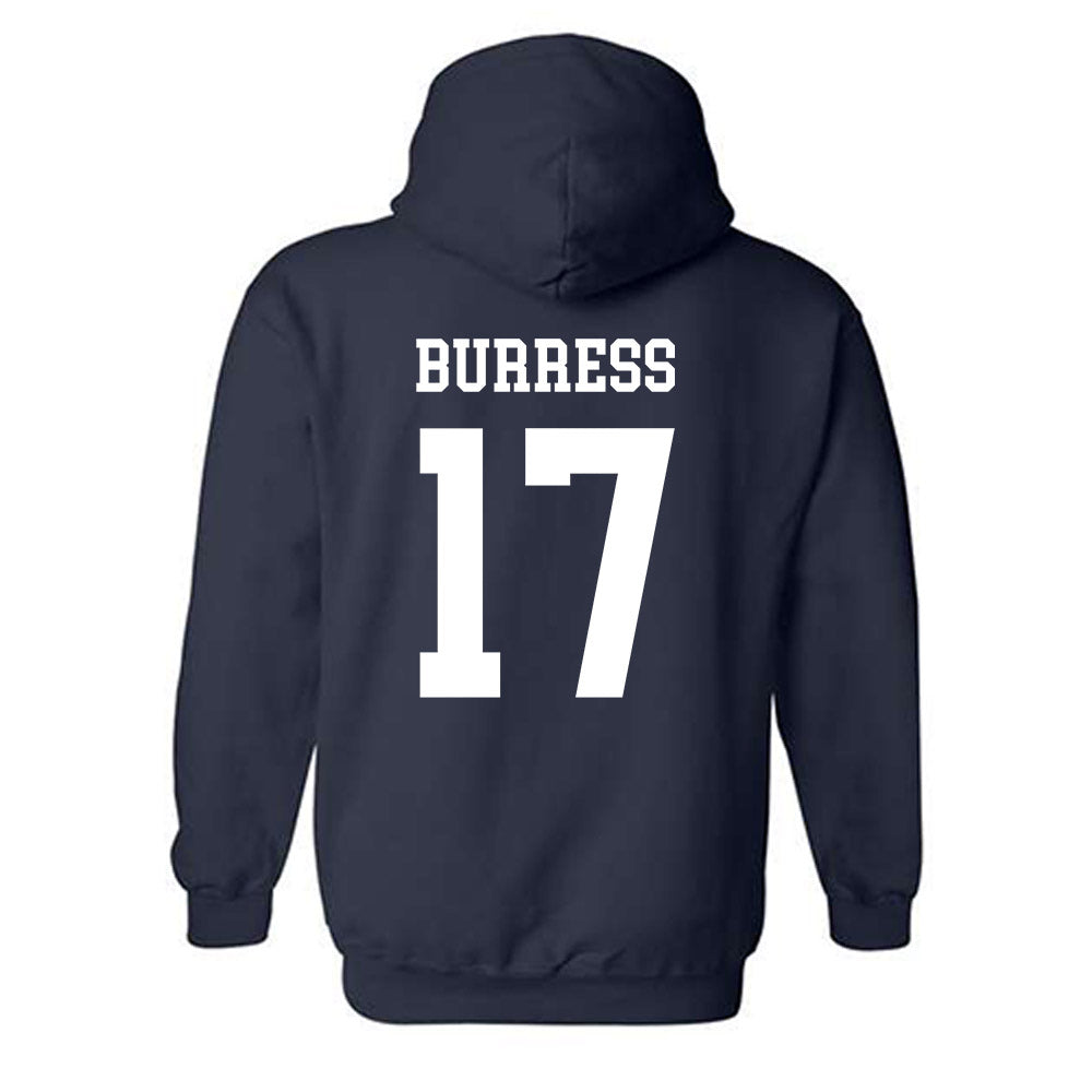 Notre Dame - NCAA Football : Elijah Burress - Classic Shersey Hooded Sweatshirt-1