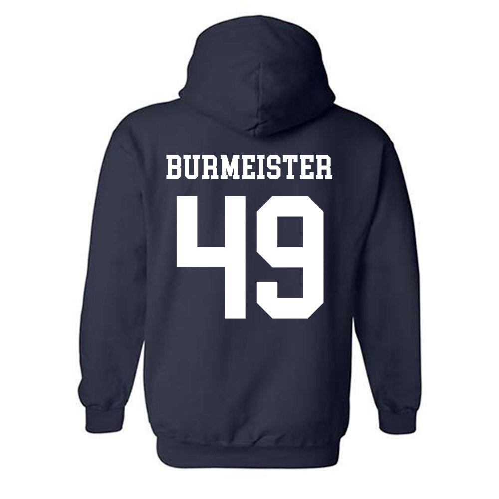 Notre Dame - NCAA Men's Lacrosse : Ben Burmeister - Classic Shersey Hooded Sweatshirt-1